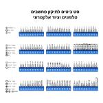 סט כלים מקצועי לטכנאי מחשבים | סט מברגים קטנים לטכנאי ביטים
