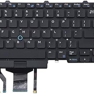 מקלדת למחשב נייד Dell E5570 Backlight tracking point