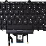מקלדת למחשב נייד Dell Latitude 5411 5400 7400 Trackpoint&Backlight