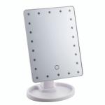 מראת איפור מלבנית 16X21cm עם תאורת לד בטאץ’