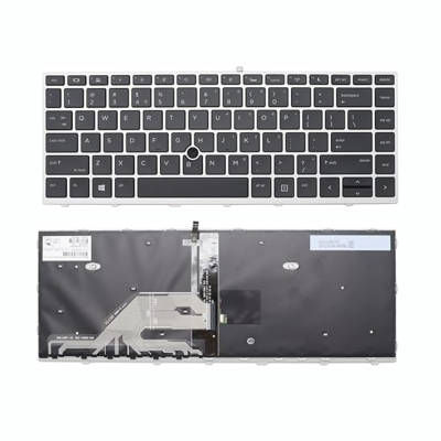 מקלדת למחשב נייד HP 640 G4 G5 Backlight tracking point