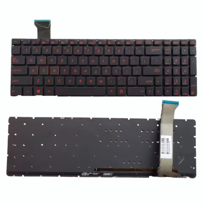 מקלדת למחשב נייד asus gl752v backlight Top cover