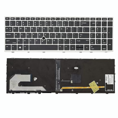 מקלדת למחשב נייד HP 850 G5 G6 TrackPoint Backlight