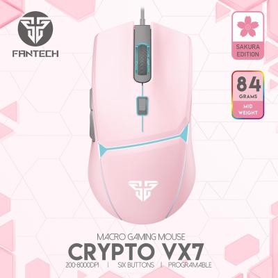 עכבר גיימינג ורוד FANTECH VX7