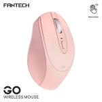 עכבר משרדי אלחוטי לחיצה שקטה Fantech W191 ורוד