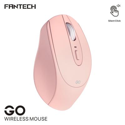 עכבר משרדי אלחוטי לחיצה שקטה Fantech W191 ורוד