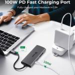 תחנת עגינה למחשב נייד GONEO 7 in 1 USB C