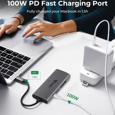 תחנת עגינה למחשב נייד GONEO 7 in 1 USB C