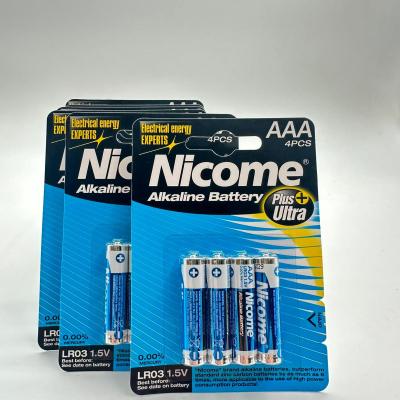סוללות Nicome AAA אלקליות Plus Ultra