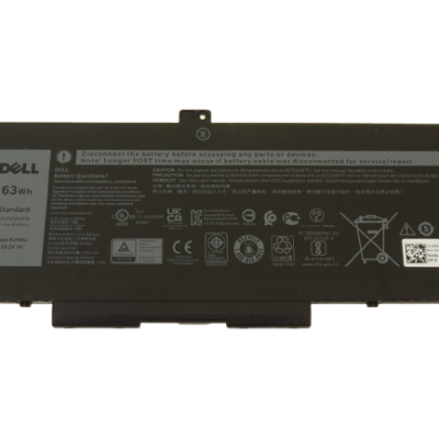 סוללה למחשב נייד דל בטריה Dell RJ40G 63wh