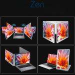 שני מסכי עזר 15.6 אינץ’ למחשב נייד דגם S800 מבית Zen
