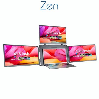 שלושה מסכי עזר 18.5 אינץ’ למחשב נייד דגם S999 מבית Zen